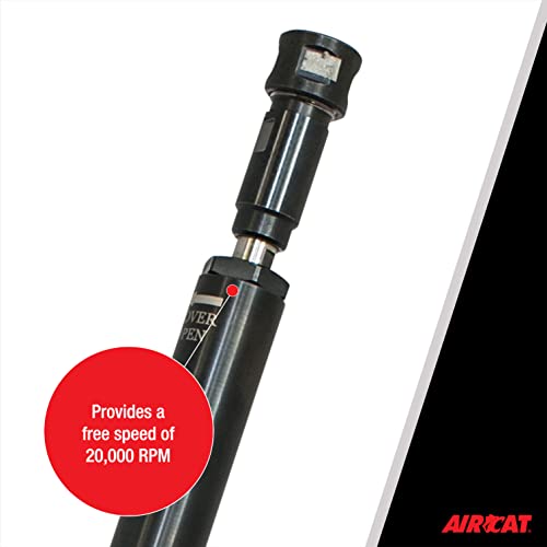 Aircat 6270: 1 Hp Composite Extended Straight Die Grinder 20,000 Rpm #TOP3