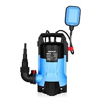 Amazon | DEKOPRO 水中ポンプ 排水ポンプ 最大吐出量9275L/H 最大揚程