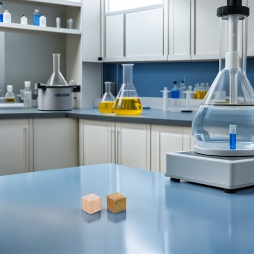 OUNONA 7-Teiliges Präzisions-Dichtewürfel-Set Aus Kupfer Aluminium Eisen Mit Würfeln Und Zylindern Für Physik Experimente Pädagogische Dichteaktivitäten