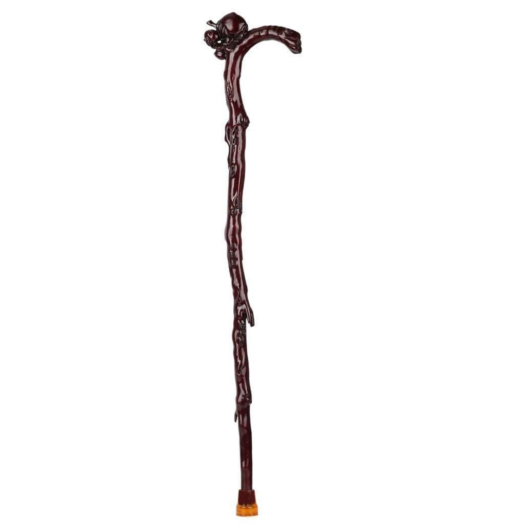 Deambulatori per Anziani Stampelle per Anziani Shoutao Intagliato a Mano Canna Antiscivolo Speciale Nonna in Legno per Uomini e Donne Deambulatore rollator da 96 cm ， Aiuto per la Mobilità Durevole