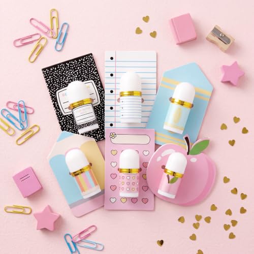 Batiyeer 48 Pcs/24set Back to School Teacher Appreciation Pastel Lip Balm Gifts Bulk with Card Pencil Crayon Apple Composition Lip Balm Teacher Team Thank You Gift for End of Year Party Favors - Image 2