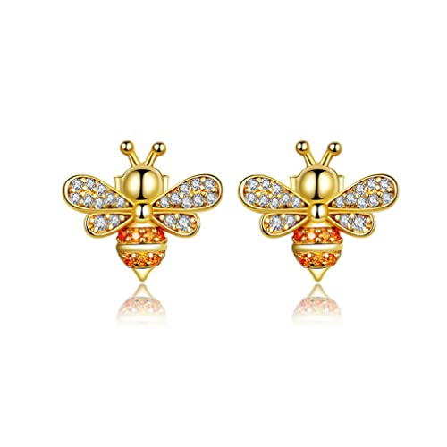 Boucles d'oreilles abeille anti-allergie : le bijou en argent pour peaux sensibles