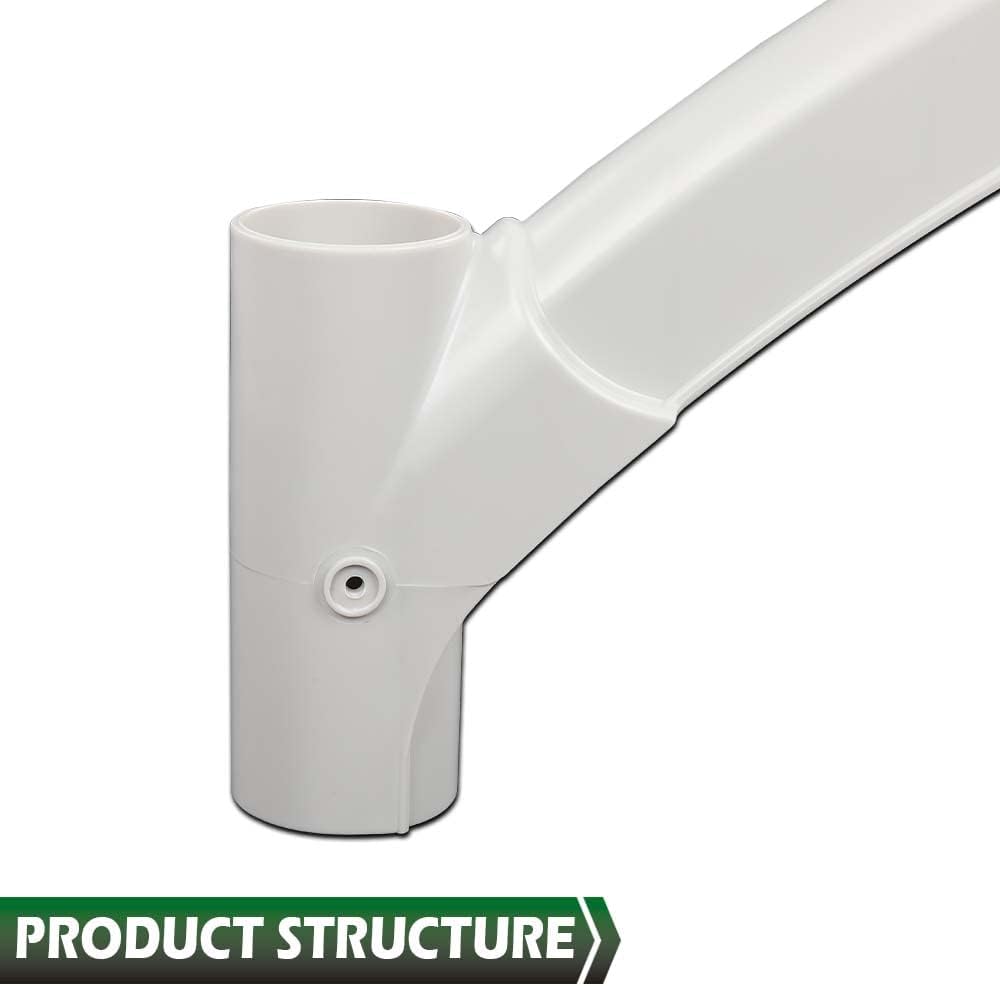GRAND ORANGE Short Handrail Pearl Grey Above Ground BiltMor Swimming Pool Step