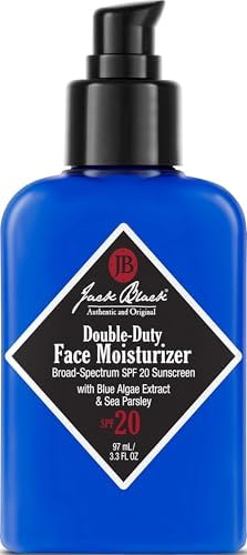 Jack Black Double Duty Face Moisturizer with SPF 20, Facial Moisturizer Face Cream for Men, Mens Facial Lotion with SPF, Gifts for Men
