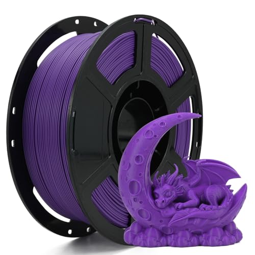Image of FLASHFORGE High Speed PLA+ 3D Printer Filament Purple, Enhanced Melt Flow for Faster, Smoother Prints, 500mm /s Rapid Printing, Feature Sleek Matte Finish, Rich and Solid Color