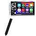 BoxWave Stylus Pouch Compatible with Unitopsci Double Din CarPlay (6.2 in) - Stylus PortaPouch, Stylus Holder Carrier Portable Self-Adhesive for Unitopsci Double Din CarPlay (6.2 in) - Jet Black