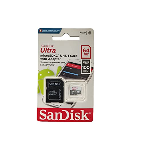 Cartão de Memória 64GB ULTRA CLASSE 10 100MBPS