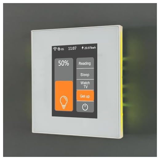 LANBON L8-HD LCD Dimmer Light Switch,1 Gang,0-100 Stepless