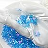 Daiyifiy 400Pcs Acrylic Star Beads, AB Colors Star Shape Beads Crystal Star Beads for Jewelry Making DIY Bracelet Earring Necklace Key Chains(105- Deep Lake Blue AB) #2