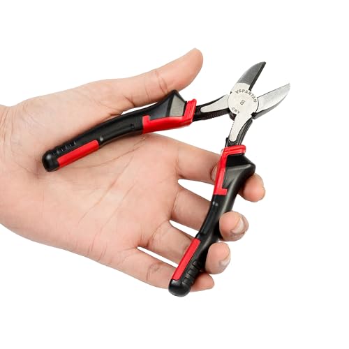 Image of Spartan 6 Inch Side Cutting Plier With Chrome Vanadium Steel | Easy Cutting Of Copper & Aluminium cable | Comfortable Non-Slip Grip | For Electricians, Home DIY, Repair and Workshop Use