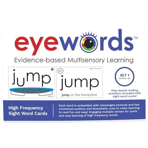 Eyewords Sight Word & Phonics Flash Cards, Set 1 (High-Frequency