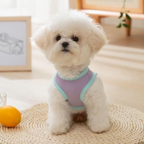 Roupas femininas para cães, roupas de verão para cães,Camisa de cachorro macia e respirável Colete d