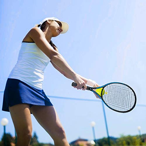 oppum New Graphene Ultra Carbon Pro Tennis Racket, 360 Super Light Speed Team Tennis Raccquet (Graphene Racket PRO-2000 (Black Blue), 4 3/8) - Thumbnail 4