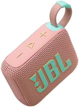 JBL Go 4 Ultra Portable Bluetooth Speaker, Waterproof and Dustproof, Big Pro Sound with Strong Bass, Built-in 7 Hour Battery, Made in Part with Recycled Materials (Pink) - View 8