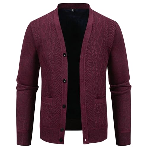 Cardigan décontracté tricot homme idéal pour le bureau et les weekends