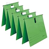  Herlitz Hängehefter A4 kaufmännisch, Kraftkarton, 230 g/qm (Grün 20er Set)