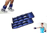 Mediawave Store - Coppia di Pesi per Caviglie e Polsi, Polsiere Cavigliere sportive da 2 KG Fitness...