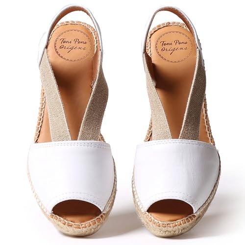 Image of Toni Pons - ETNA - Flat leather sandal with elastics