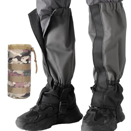 Gaiters for Hiking Boots, Waterproof & Adjustable Leg Protection for Weed Eating, Ideal Use as Tick