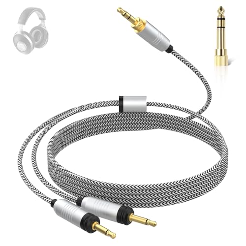 Cable de audio 3.5mm a 6.35mm para auriculares Focal 1.2 m miniatura 1