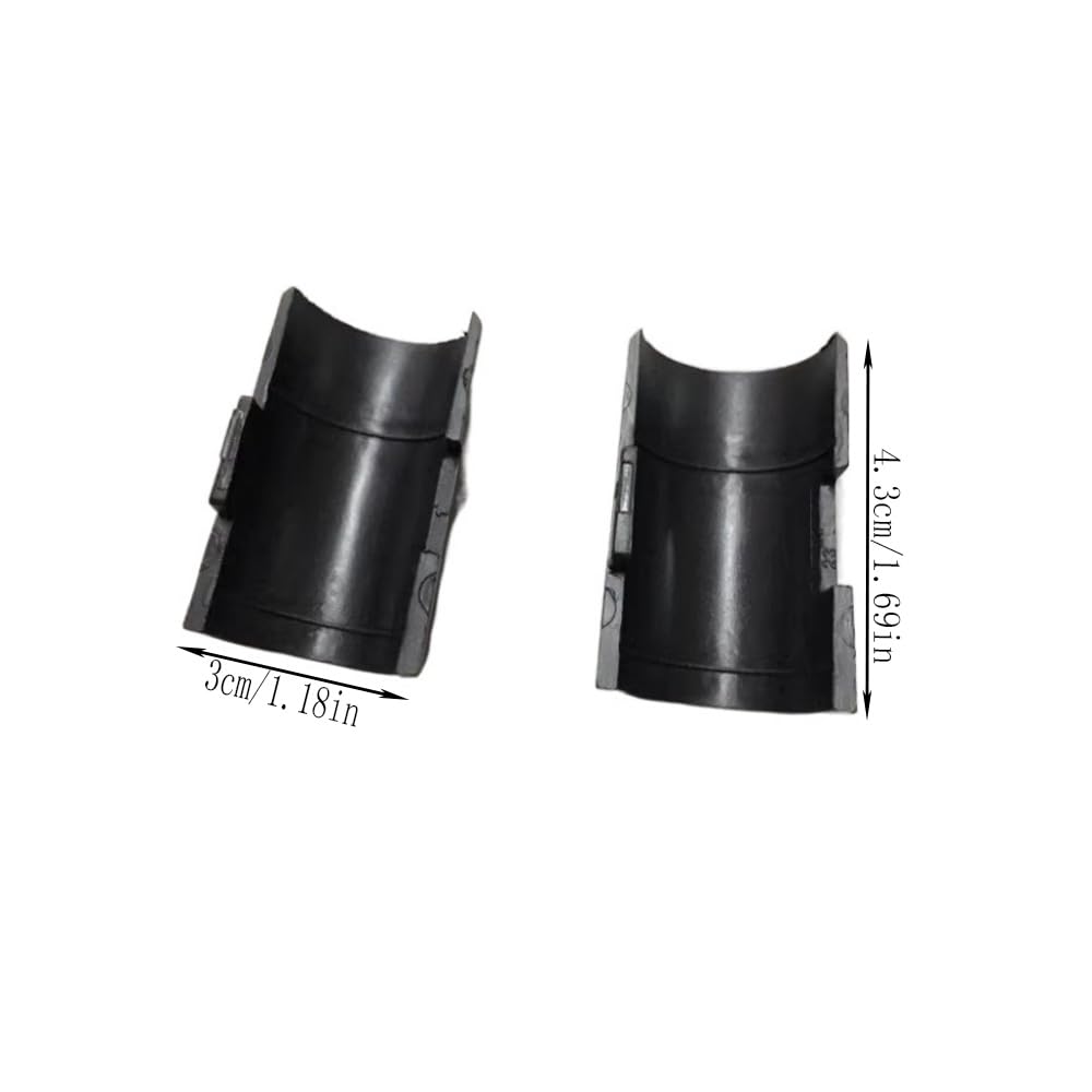 Confezione da 25 clip per scaffali, per scaffali con diametro di 2,5 cm