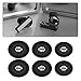 Micro Traders 3 Pairs Silicone Earbuds Ear Tips Compatible with Huawei FreeBuds Pro Earphones Soft Eartips Earpads Ear Cap Ear Plug L/M/S 1 Pair Each Size Black