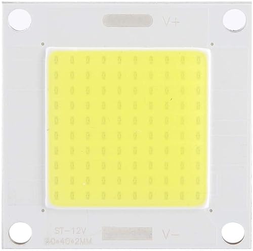 Miniatura 3 de Yosoo Panel LED COB, 12-14V 50W LED Chip integrado Panel de luz Bombilla lámpara de inundación para proyector DIY Proyector Reflector (blanco)