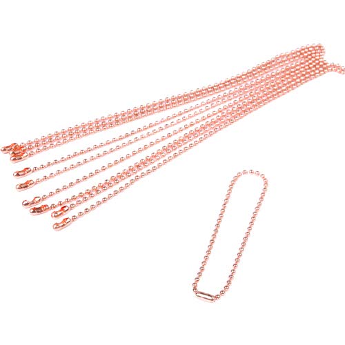 Amazon | Good-L カラーボールチェーン 【ピンクゴールド/100個