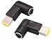 Produktbild AAOTOKK 90 Grad Spitzenadapter,Rechter Winkel DC 7,9 mm x 5,5 mm zur schlanken quadratischen Spitze Kabeladapter für Leonvo ThinkPad T440,X240 Dongle Laptop,Standard Stromanschluss(2 Stücke)