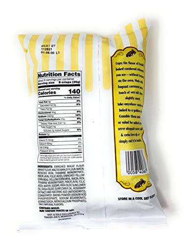 Trader Joe's - Cornbread Crisps - Sweet and Salty Snack 6oz (2 Bags) image 4