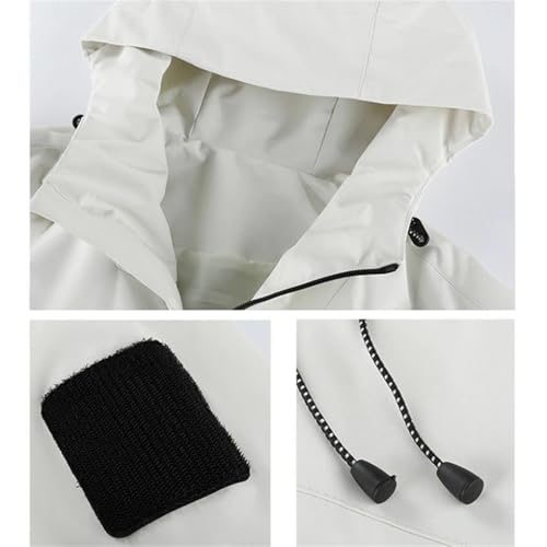 REHJJDFD Unisex Soft Outdoor Hooded Jackets Men Hiking Golf Travel Jacket Casual Loose Sports Jacket3