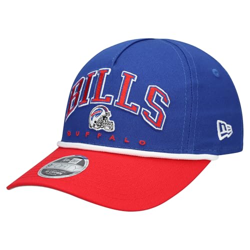 New Era Toddler Royal/Red Buffalo Bills Arch COOLERA 9FORTY A-Frame Adjustable Hat