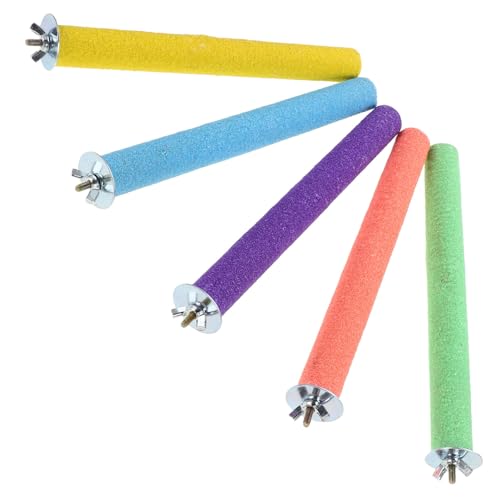 Perches pour oiseaux lot de bâtons à gratter pour perroquets cage - 2
