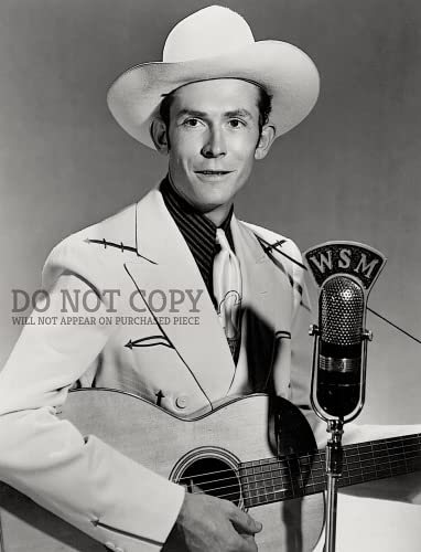 Foto de Hank Williams 8x10 de música country y póster vintage del Grand Ole Opry