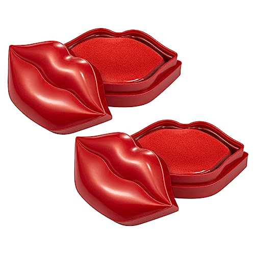 UKCOCO 40 piezas Hidratante para Labios de Cereza Almohadillas para Cuidado Gel Nutritivo Crack Hidratación Profunda para Labios Secos y Agrietados