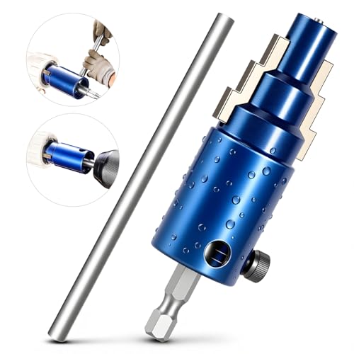 Miniatura 8 de Nuevo Extractor De Tornillos Rotos Hhíbrido Manual-Eléctrico, Extraer Grifos Dañados Kit Multitamaño, Extractor Tornillos Rotos Para Retirar Componentes Roscados Roto, Desgastados U Oxidados.