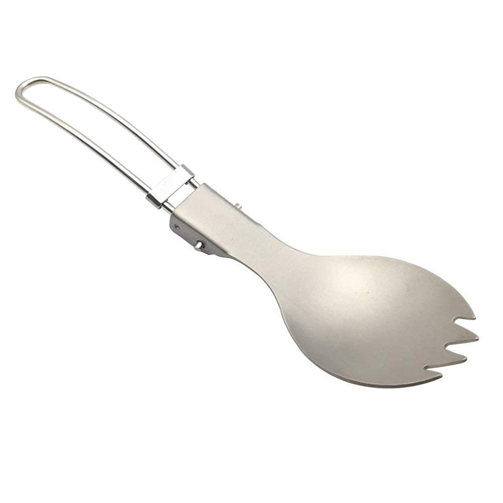 Camp Spork | Opvouwbare 2-in-1 Lepel En Vork Voor Picknick - Draagbaar