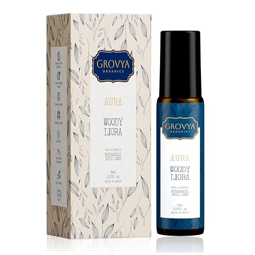 Image of Woody Liora Roll-On | Earthy & Calming Attar Fragrance | Crafted with Amber Resin, Natural Botanicals & Essential Oils | Long-Lasting Aroma for Relaxation & Balance, 8ml