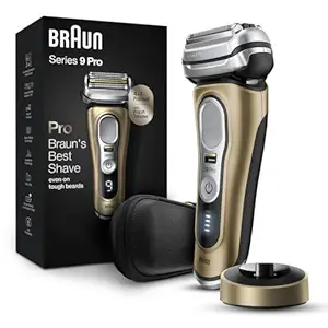 Braun Series 9 Pro 9419s Electric Shaver for Men, Wet & Dry Shave, Shaving Kit with 4+1 Head with ProLift Trimmer