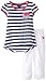 U.S. POLO ASSN. Little Girls' Stripe Tunic with Capri Leggings