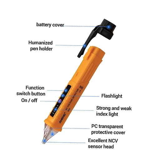 Housoutil 3 Peças Disjuntores Mutitool Tomada Receptáculo Testador De Fio Detector De Não Testador D