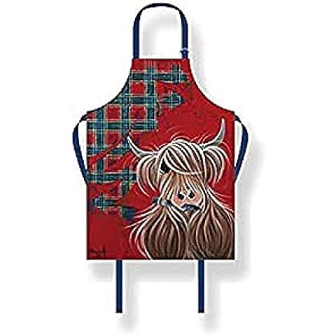 Scott Inness McMoos Tartan Paint Cotton Apron Cover