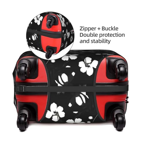 Housse de protection valise XL polyester lavable imprimé floral - 3