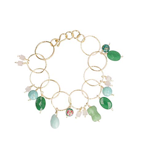 Mercedes Salazar bracelet with magical and black stones Mercedes Salazar bracelet with magical and black stones