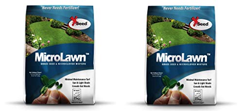 X-Seed 440AS0135UCT-5 MicroLawn Grass & Micro-Clover Mixture, 5, White (Ð¢wo Ð ack)