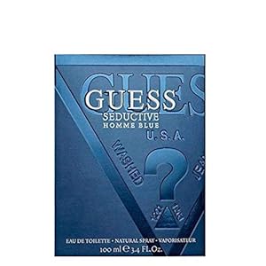 Guess Seductive Homme Eau De Toilette Spray for Men, Blue, 3.4 Ounce