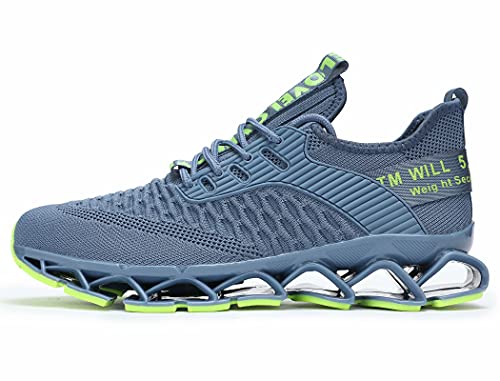 Image of Chopben Men's Running Shoes Blade Non Slip Fashion Sneakers Breathable Mesh Soft Sole Casual Athletic Walking Shoes