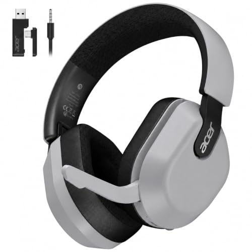 Acer Wireless Gaming Headset for PS5, PC, Flip-to-Mute...
