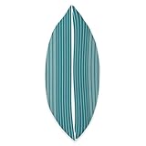 Cozy Cottage Farmhouse Ticking Stripe - Teal & Cream Throw Pillow