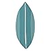 Cozy Cottage Farmhouse Ticking Stripe - Teal & Cream Throw Pillow